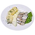 Herring with boiled potatoes