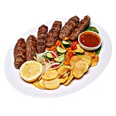 Lulya kebab from lamb
