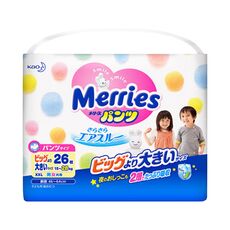 Merries Diapers Pants Type BIG 26 pcs. (15/28kg)