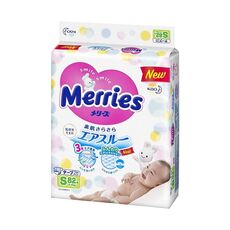 Merries Diapers Tape Type S82 (4~8)