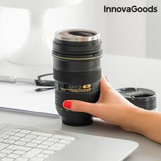 Cool thermos flask with lid