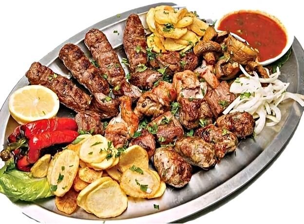 Meat grill MIX platter