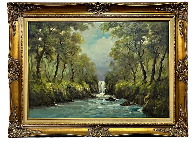 Picture in the frame Forest river