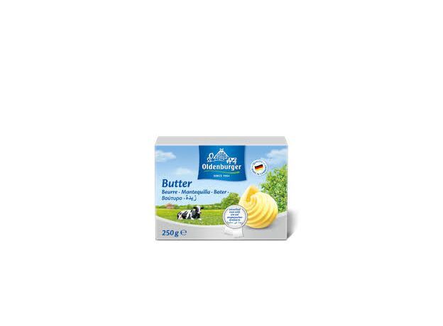 Oldenburger Unsalted Milk Butter 250 gr.