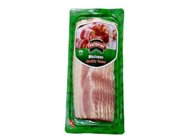Grigoriou Smoked Bacon 150 gr.