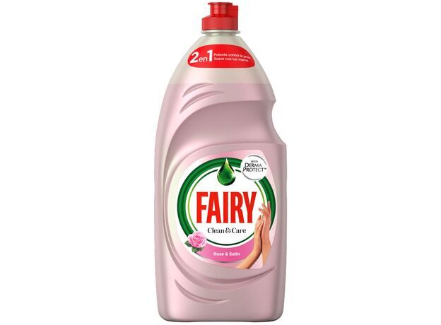 Fairy Clean & Care Washing Up Liquid Rose & Satin, 383ml
