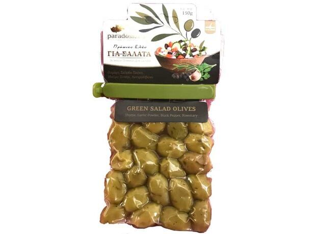 Paradosiaka green salad olives