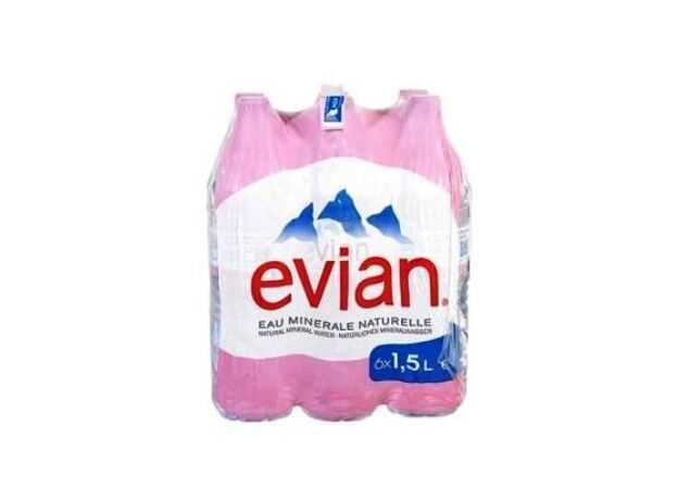 Evian Mineral Water 6x1.5l