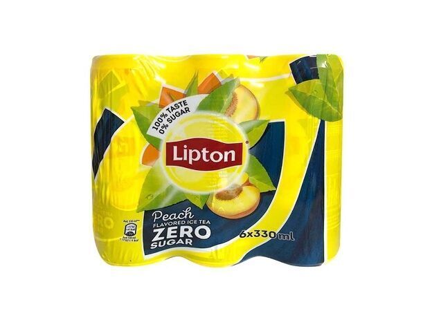 Lipton Ice Tea 6x330ml Peach Zero
