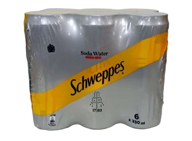 Schweppes Soda Water 6x330ml