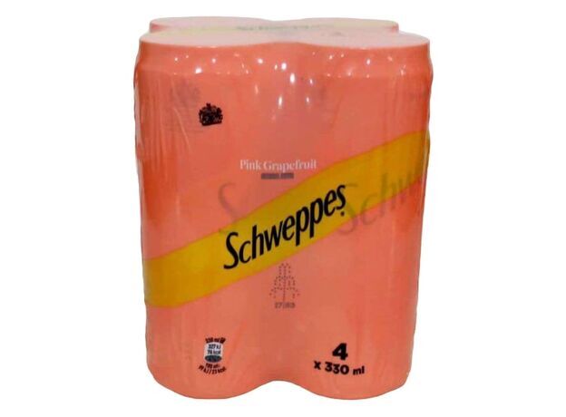 Schweppes Pink Grapefruit 4x330ml