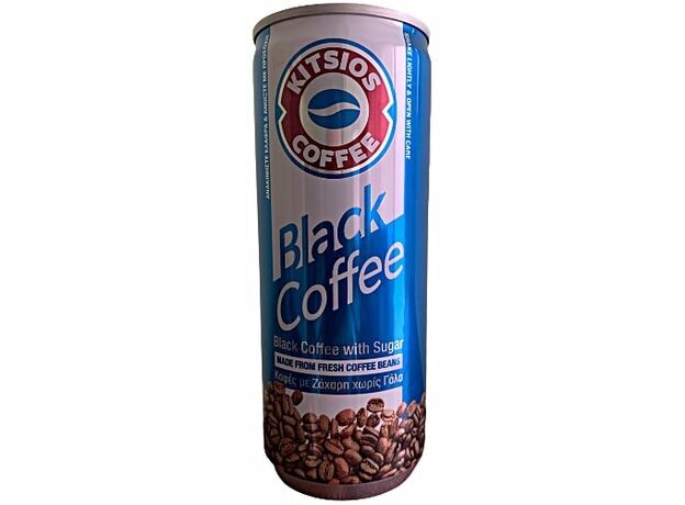 Kitsios Black Coffee with Sugar 240ml