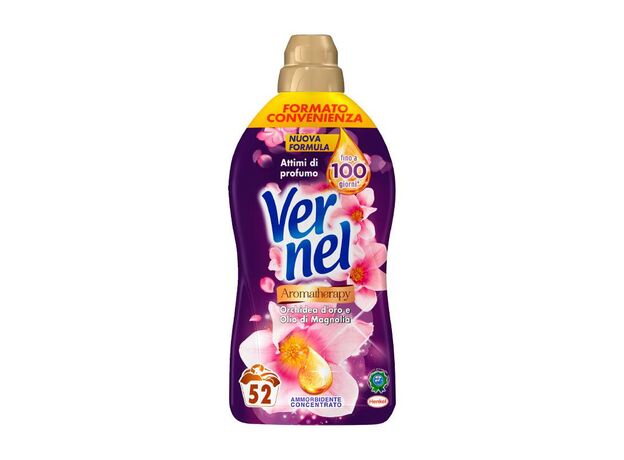 Vernel Concentrated Fabric Softener Purple Magnolia 52 Washes 1.3 L