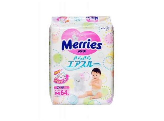 Merries Diapers Tape Type M64 (6~11)