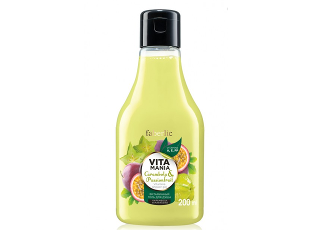 Vitamin shower gel "Carambola & passion fruit"