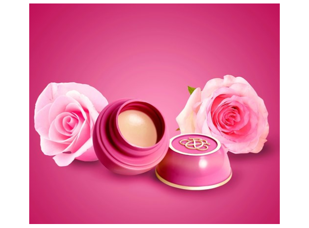 Special emollient with rose oil
