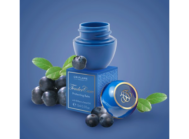 Special emollient with blueberry oil