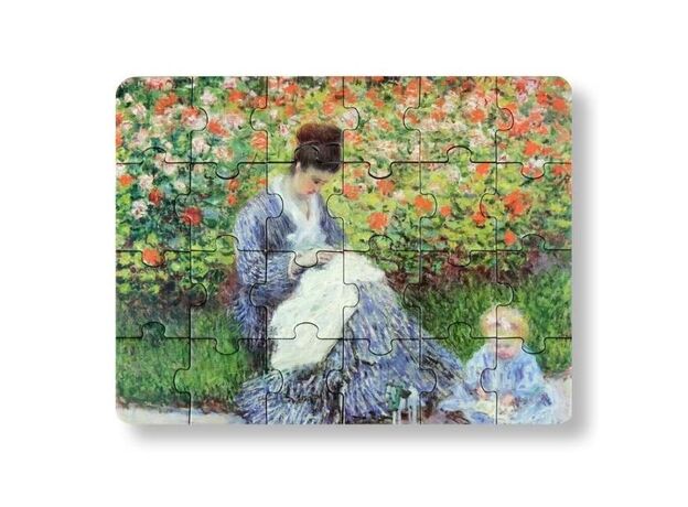 Artist puzzle - camille monet and a child