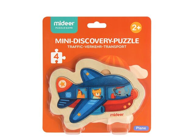 Mini discovery puzzle plane