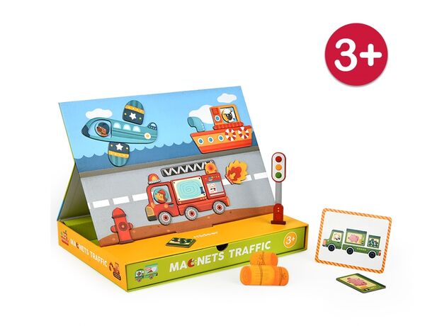 Magnetic traffic game