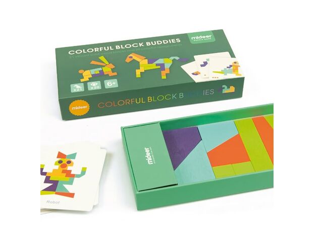 Colorful block buddies