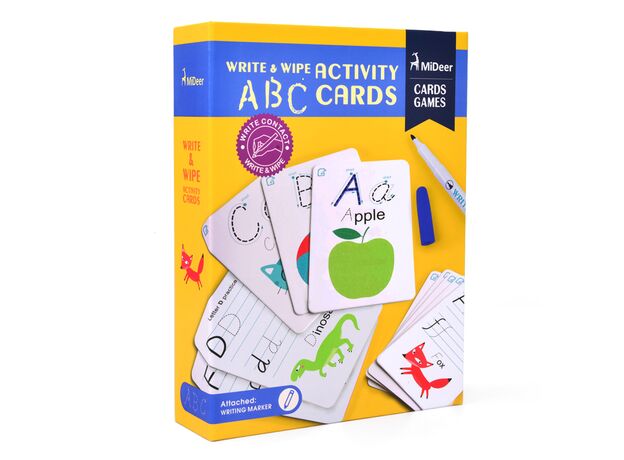 WRITE&WIPE CARDS -ABC ALPHABET 01