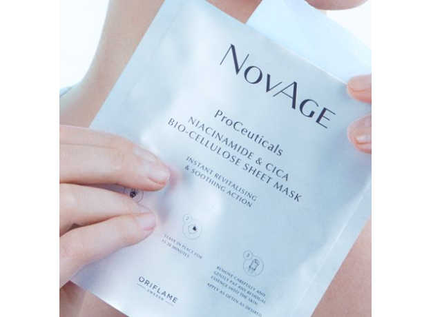 Cica NovAge ProCeuticals Niacinamide Biocellulose Face Mask